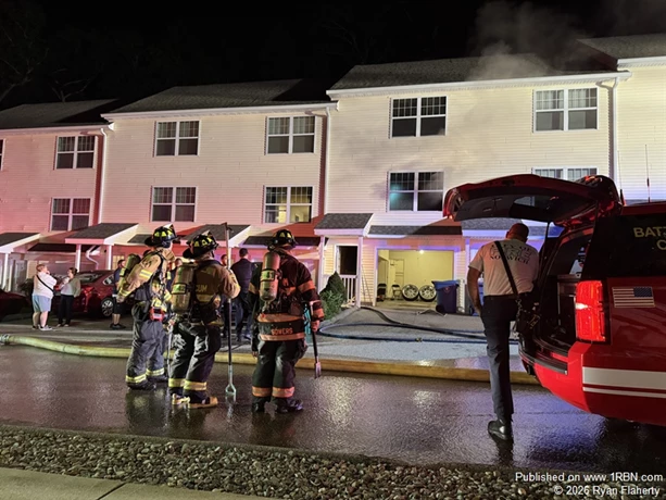 Occum Engine 42 awaiting an assignment from Battalion 1.