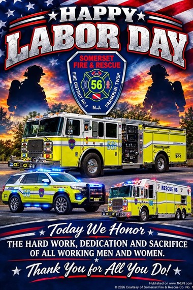 Somerset Firefighters Marked Labor Day With Service