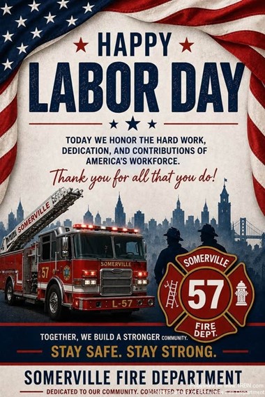 Somerville Firefighters Observed Labor Day