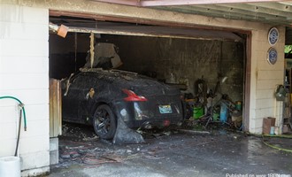 Garage fire New Port Richey