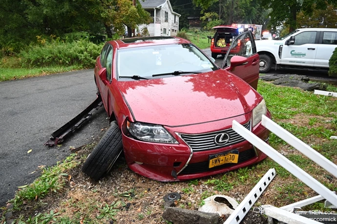 Vehicle into porch