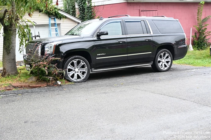 Vehicle into porch
