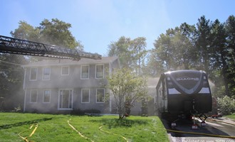 Garage Fire Quickly Contained on Monica Dr. in Nashua