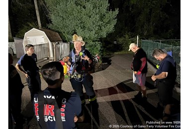 Gales Ferry and Ledyard Crews Conducted Woodland Search Drill