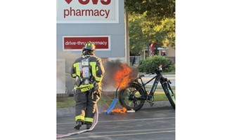 Hampton Fire/Rescue Responded to E-Bike Fire on Lafayette Road