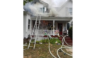 Third-Alarm Fire Heavily Damages Lisbon Home