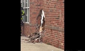 Car Crashes into Baldwin CVS, Triggering Multi-Department Technical Rescue Response