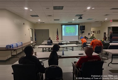 Coventry Firefighters Train on Carbon Monoxide Emergencies