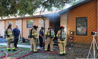 All Hands Dog Rescue at Bagdad, Fl House Fire (Santa Rosa)