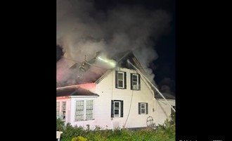 Mutual Aid Crews Assisted at Woodland Structure Fire