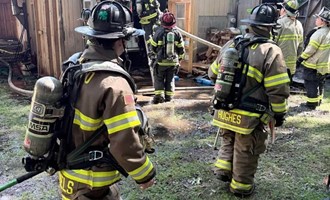 Mutual Aid Crews Responded to Little Compton Structure Fire