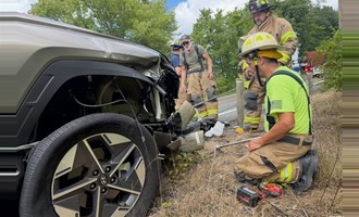 Morris Firefighters Respond to Route 109 Crash