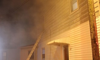 Pre-dawn Fire in Fall River