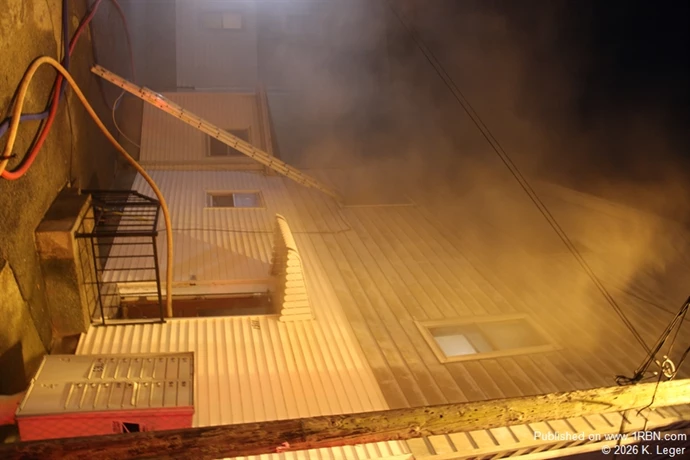 Smoke showing