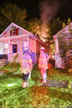 Fire In The Rear of The Building
