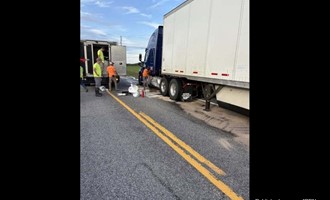 Bristol Firefighters Cut Trapped Driver Free and Contain Fuel Leak Following Highway Wreck