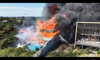 Bayport Deploys Across Great South Bay for Working House Fire in Fire Island Pines