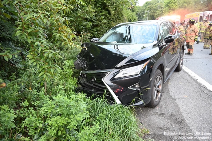 Two vehicle MVA Entrapment