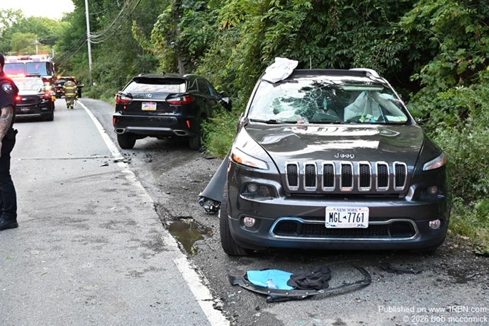 Two Vehicle MVA Entrapment