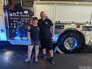 Winona Lake Engine Co. Firefighters, husband and wife