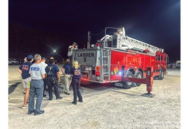 Joint Ladder Training Brings Middlesex and Pilot Firefighters Together