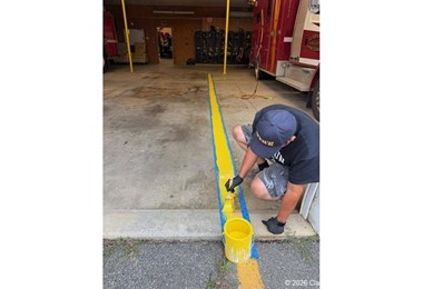 Clarksburg Fire Company Members Work to Improve Station