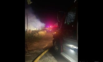 Arcade Rigs Mobilize Pumping Relay and Water Shuttle to Aid North Java Barn Firefight