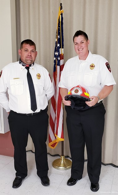 First Female Officer Promoted for Pembroke Fire Department