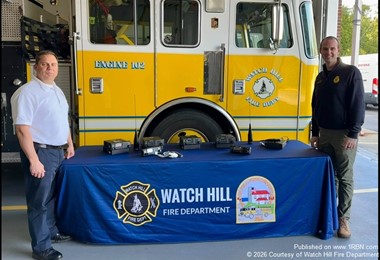 Watch Hill Fire Department Adds 10 New Radios Through Community Donation