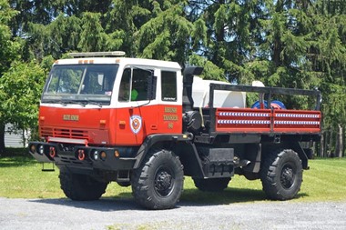 Blue Knob Brush Tanker