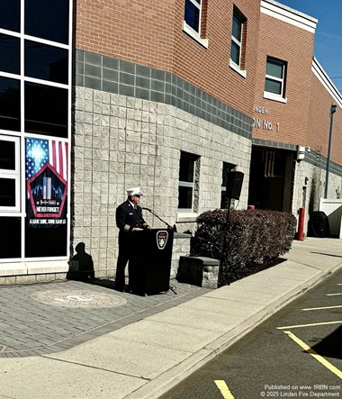 Linden firefighters and the community commemorate 9/11