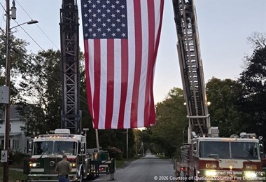 Castleton Firefighters Help Prepare for Fire-Service Funeral
