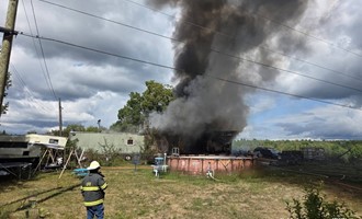 Structure Fire Brings Hudson Fire & Rescue to Bradford