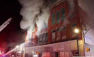 Three Alarm Fire Destroys Three Commercial Structures