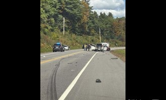 Three Hospitalized Following Route 202 Crash in Antrim; DHART Medevac Stood Down