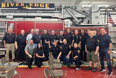 3 Brothers Welcomed as Full-Time Members of River Edge Fire Department