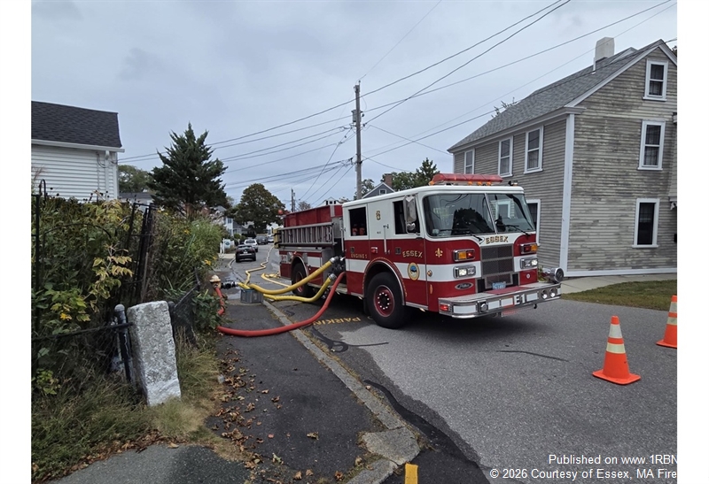 Essex Firefighters Assisted at Third-Alarm Rockport Fire