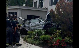 Fairfield Firefighters Respond to Passaic Avenue for Vehicle-Into-Building Crash