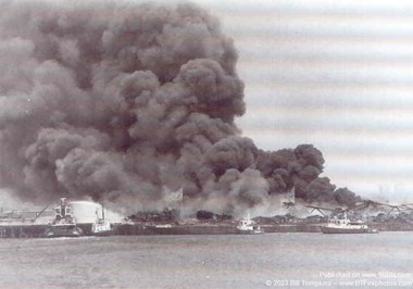 Jersey City Pier Fire, July 8, 1980