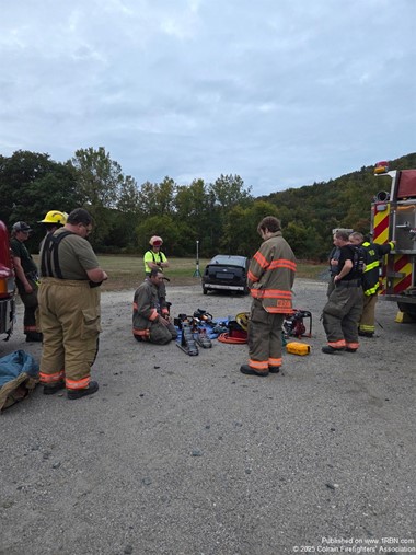 Colrain and Heath Firefighters Sharpen Skills in Vehicle Extrication Training