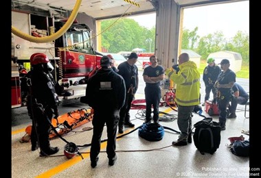 Winslow Fire Department Partners with Safety and Survival Training for Technical Rescue Drill
