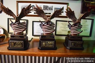 Cromoner Valley FD Trophies from 2019 OCVFA Parade