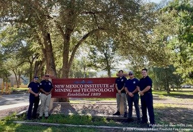 East Freehold Firefighters Complete Specialized Bombing Response Training