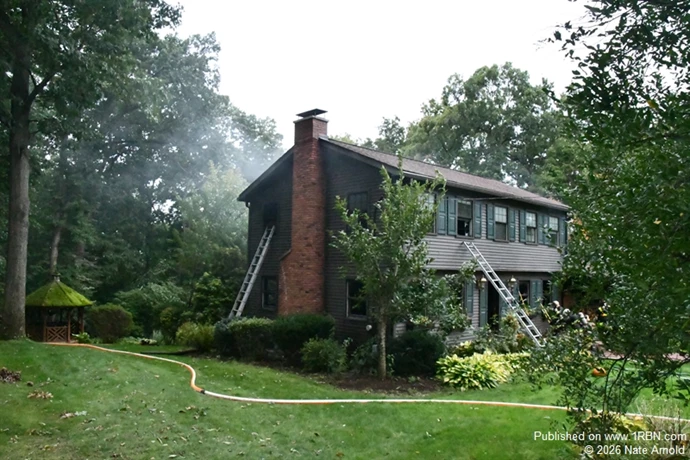 Residual smoke drifts from the Charlie side at Breezy Knoll