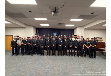 Mount Laurel Fire Department Welcomed Six New Career Members