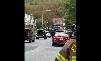 Exeter Township Crews Hold Perimeter on Hollywood Avenue for Extended Police Call