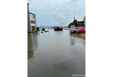 Edgewater Firefighters Deploy High-Water Trucks for Hotel Evacuation