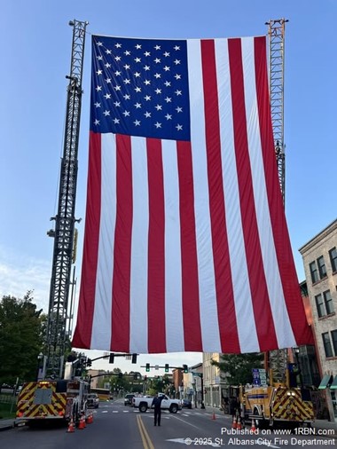 St. Albans Firefighters Mark 9/11 with Reflection and Remembrance