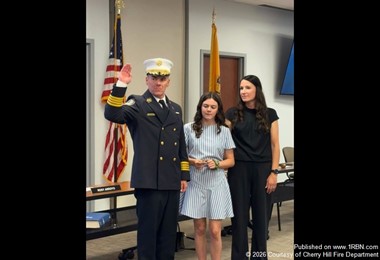 Cherry Hill Fire Department Promoted Jason Houck to Assistant Fire Chief