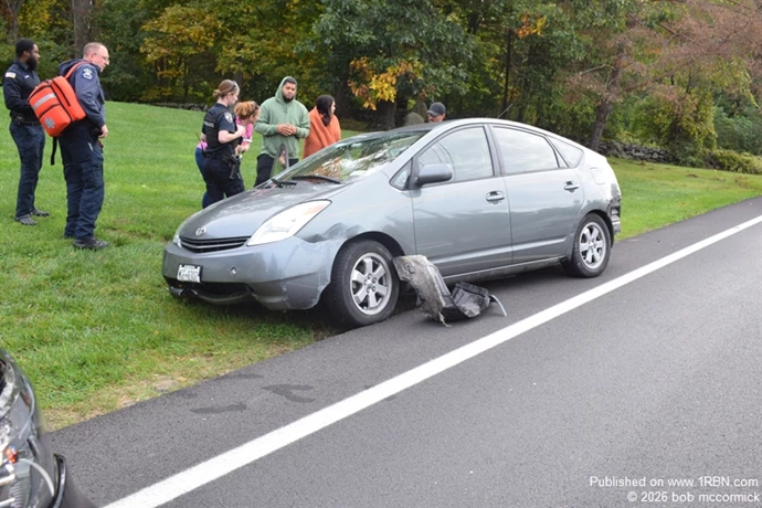 Vehicle ran off roadway